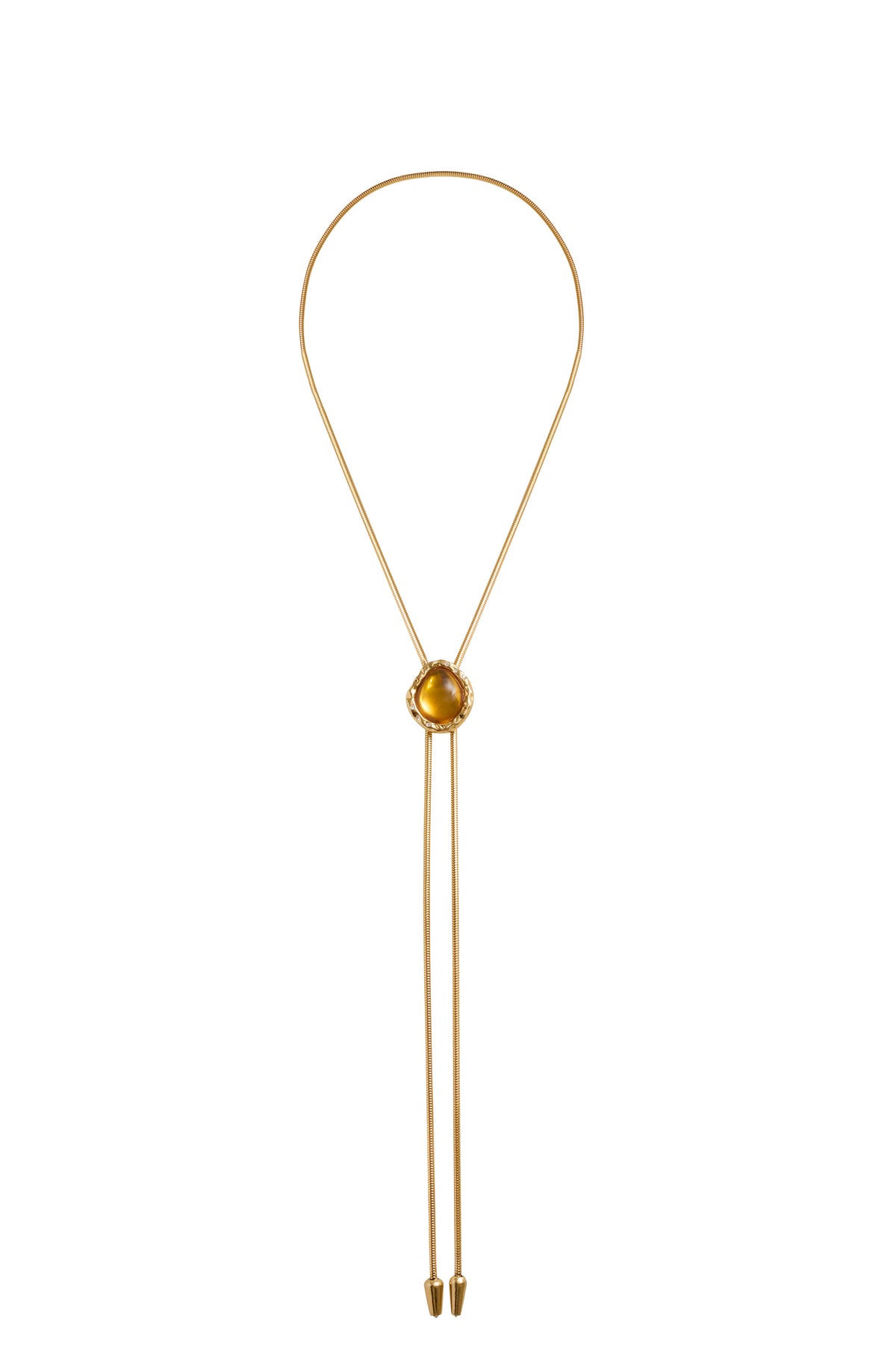 THE LOLITA IN GOLD WITH CITRINE
