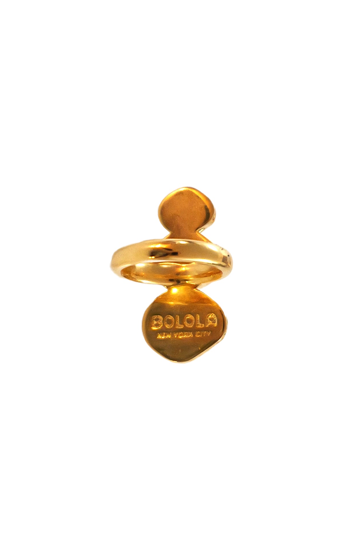 THE MERRIAM RING IN GOLD WITH ONYX