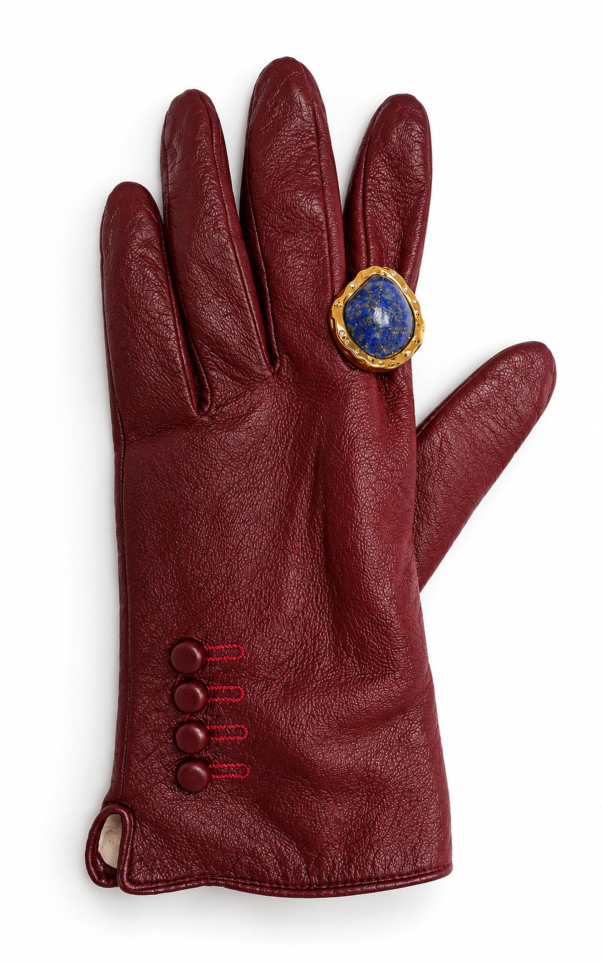 THE LOLA RING IN GOLD WITH LAPIS