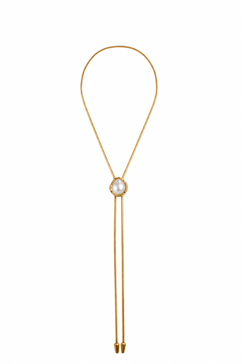THE LOLITA IN GOLD WITH WHITE PEARL