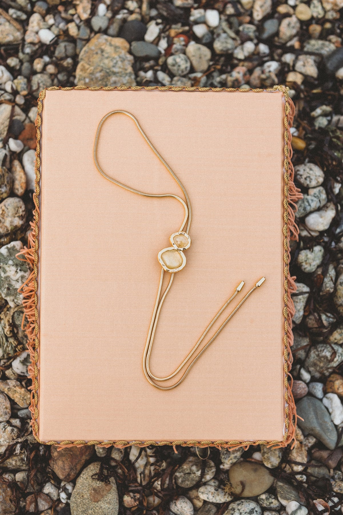 THE BLYTHE IN GOLD WITH GOLD RUTILATED QUARTZ