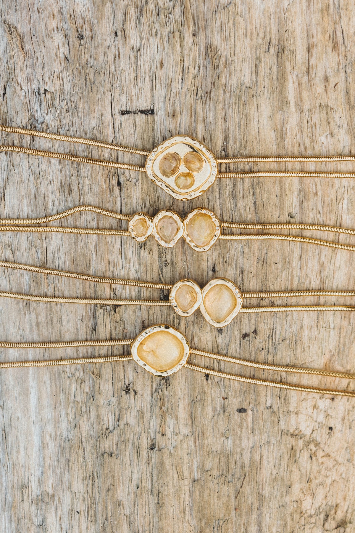 THE JOANNA IN GOLD WITH GOLD RUTILATED QUARTZ