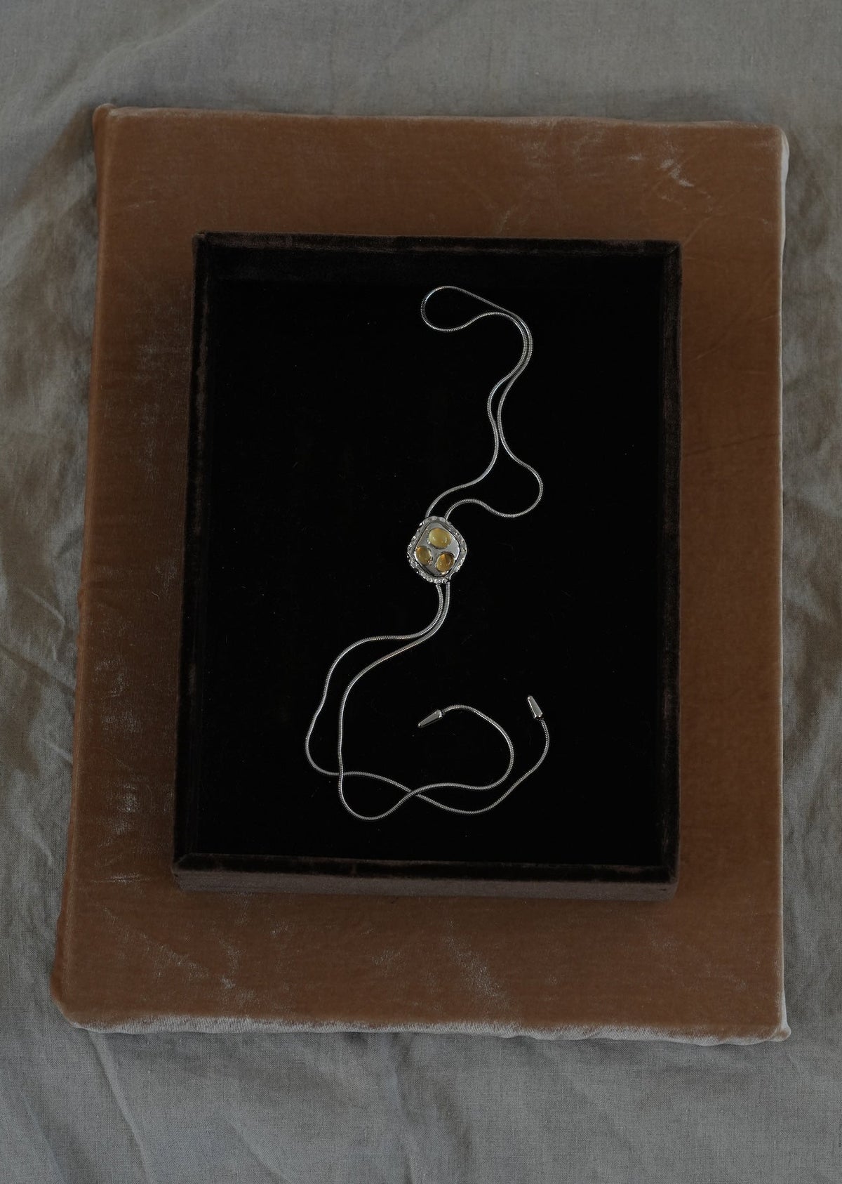 THE JO IN SILVER WITH CITRINE