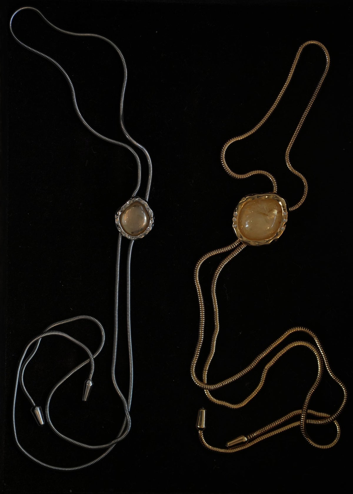 THE LOLITA IN SILVER WITH CITRINE
