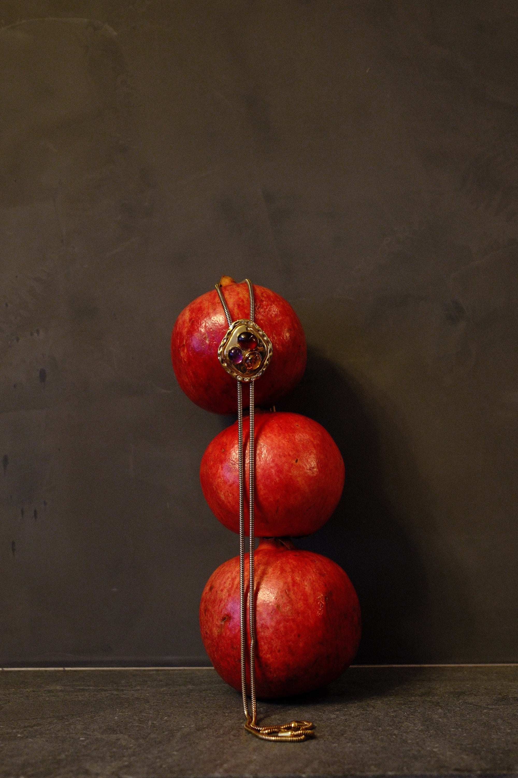 THE JOANNA WITH GARNET, AMETHYST AND CITRINE