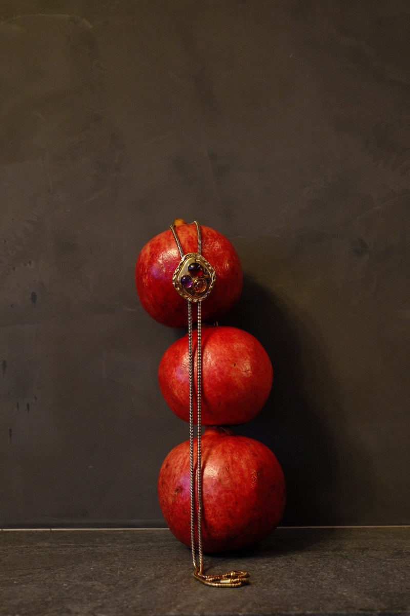 THE JOANNA WITH GARNET, AMETHYST AND CITRINE