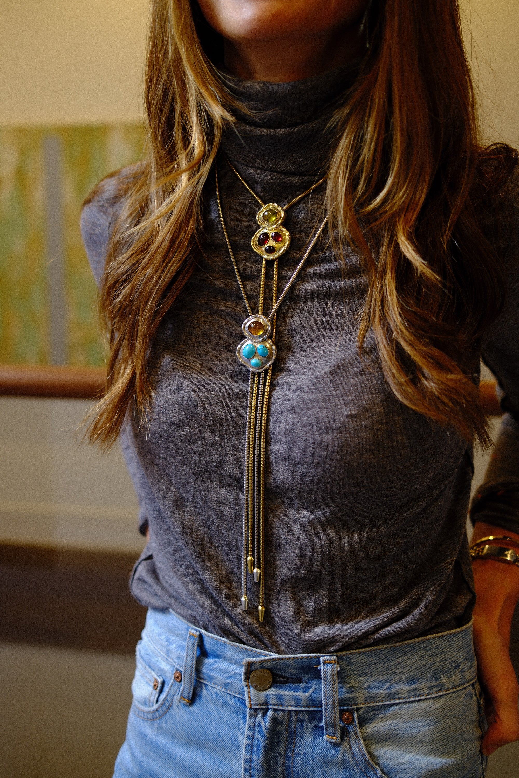 THE BLYTHE WITH CITRINE AND TURQUOISE