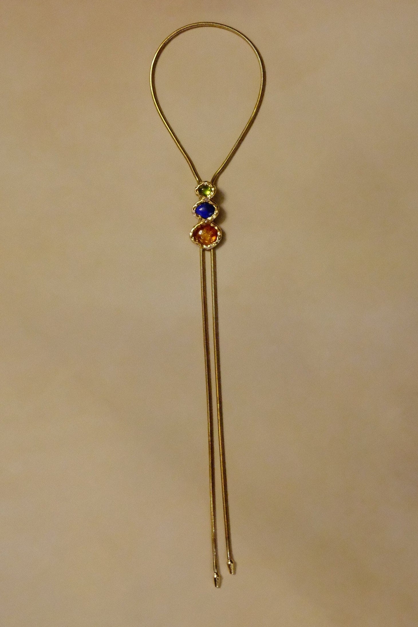 THE MERRIAM WITH TOURMALINE, LAPIS AND AMBER