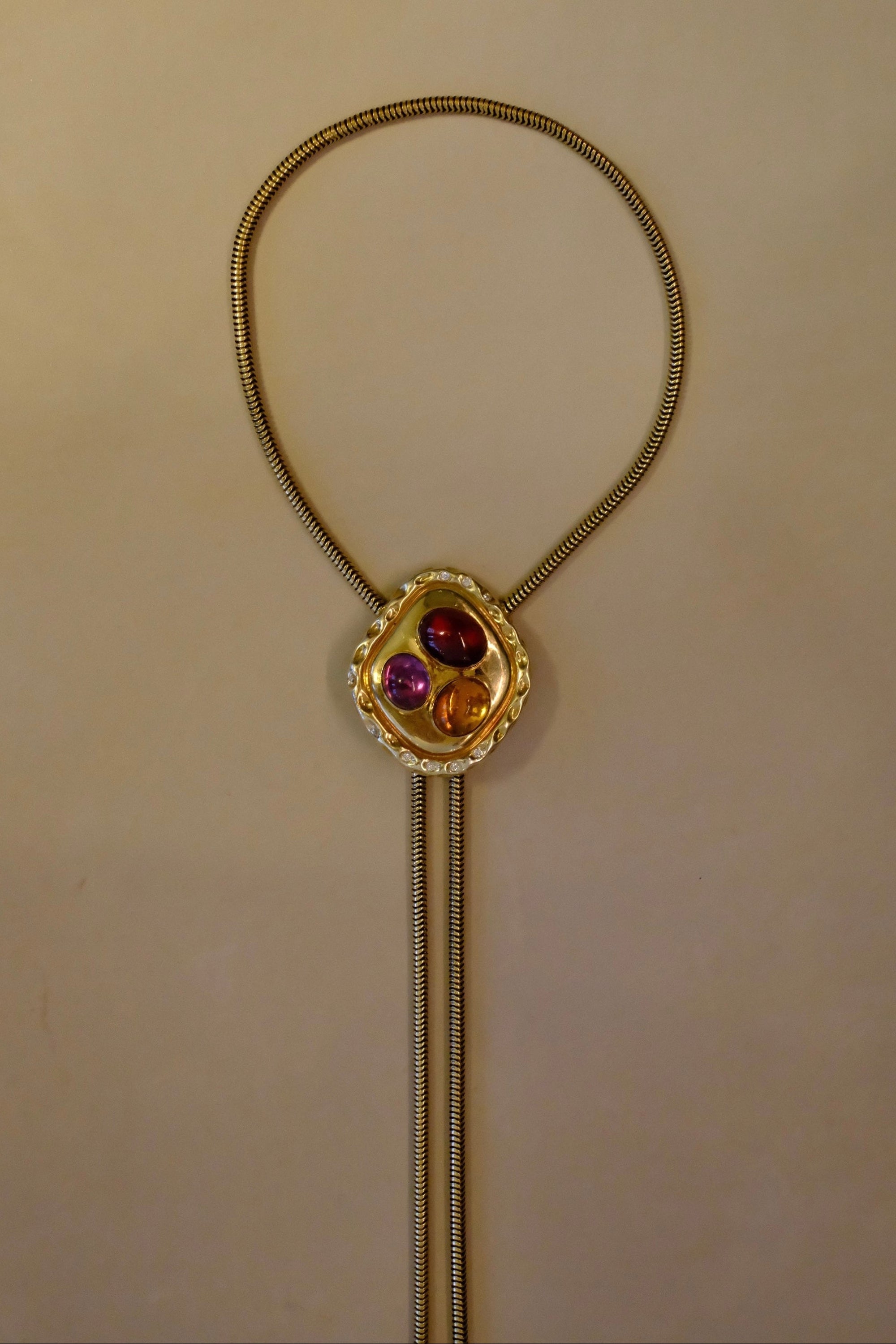THE JOANNA WITH GARNET, AMETHYST AND CITRINE