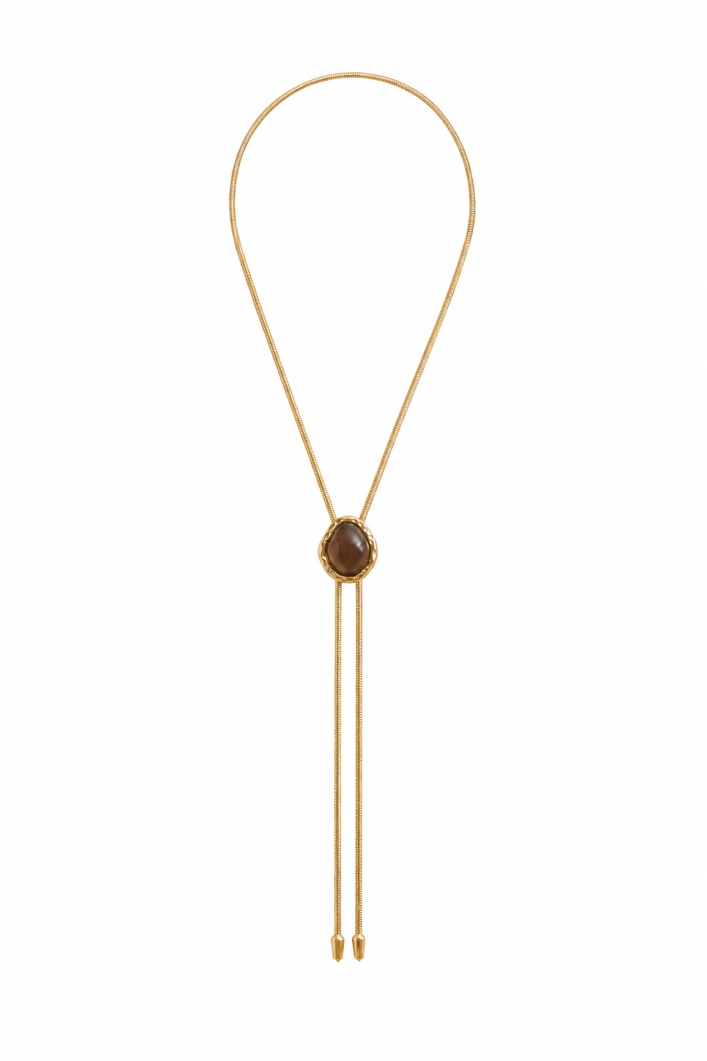 THE LOLITA IN GOLD WITH SMOKEY TOPAZ