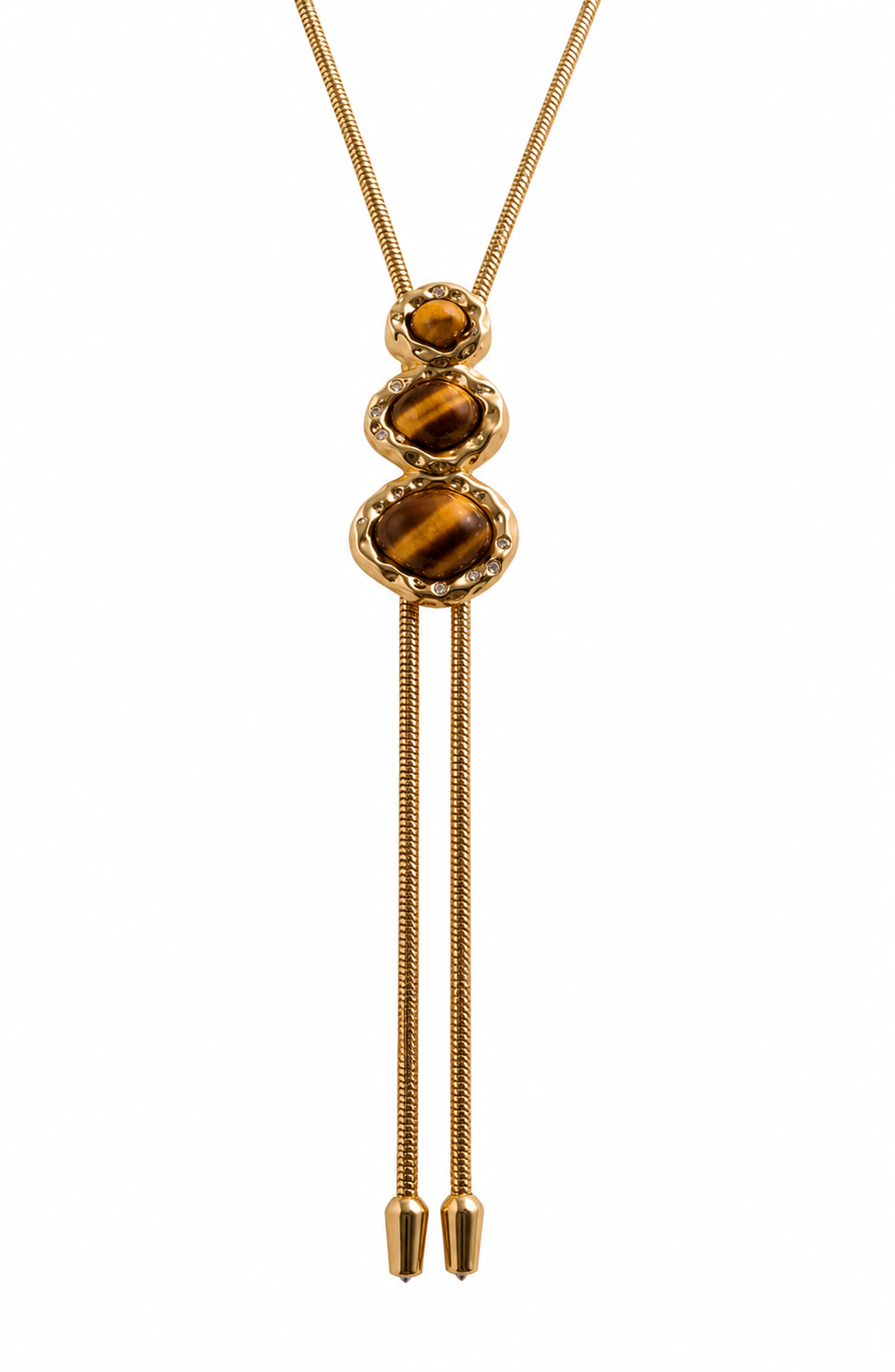 THE MERRIAM IN GOLD WITH TIGERS EYE